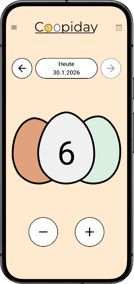 Eierzähler Smartphone